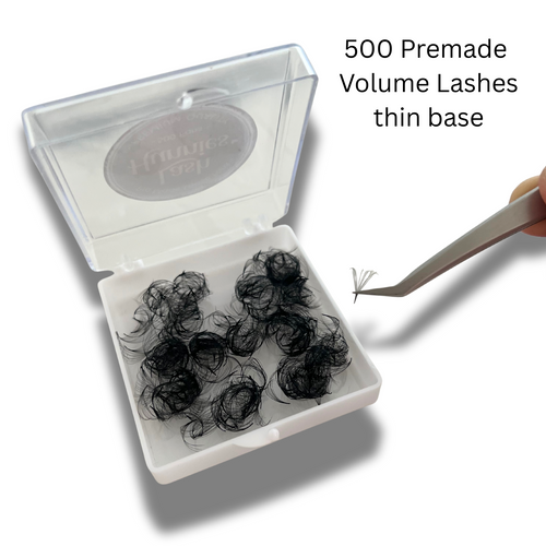 6D 0.07 Pointy Base Promade Loose Fans - 500 Fans
